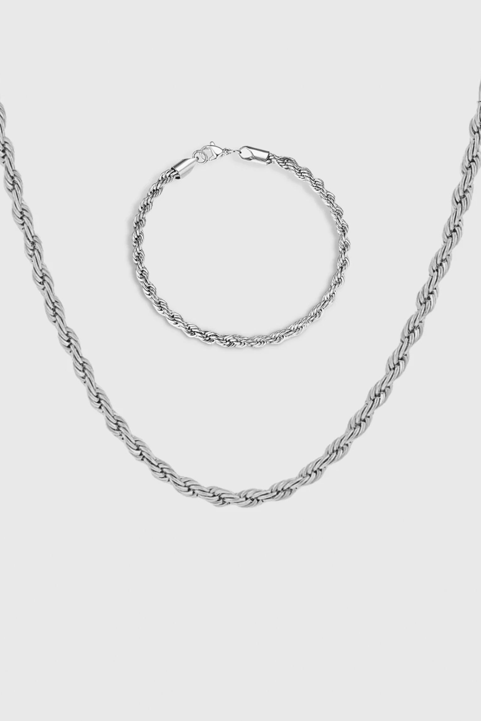 SILVER ROPE SET